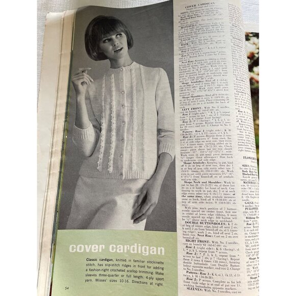 Vintage McCalls Spring-Summer 1966 Needlework & Crafts Magazine - Picture 12 of 13